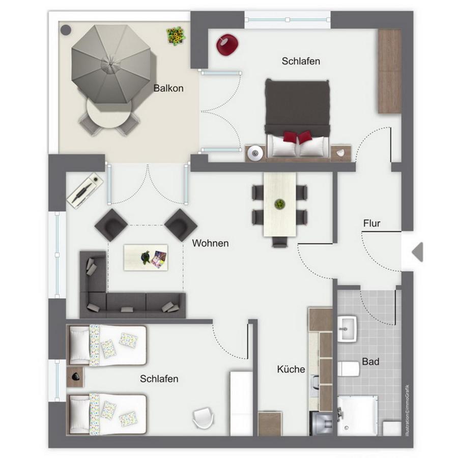 Duenenblick Wohnung 43 볼텐하겐 외부 사진